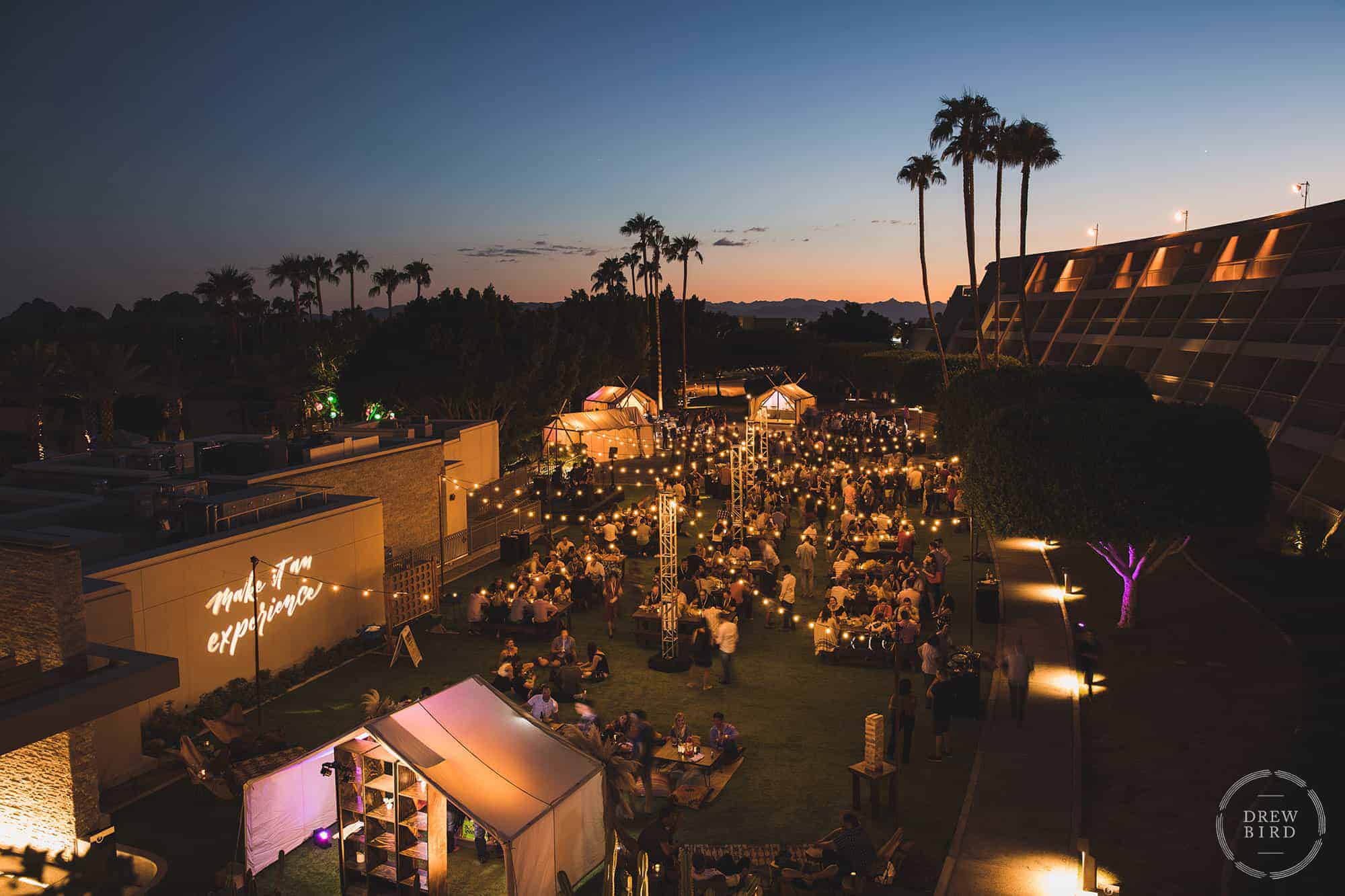 Corporate event photography photo of an outdoor business event by Drew Bird Photo based in San Diego